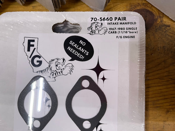 Aluminum Core intake manifold to head gaskets