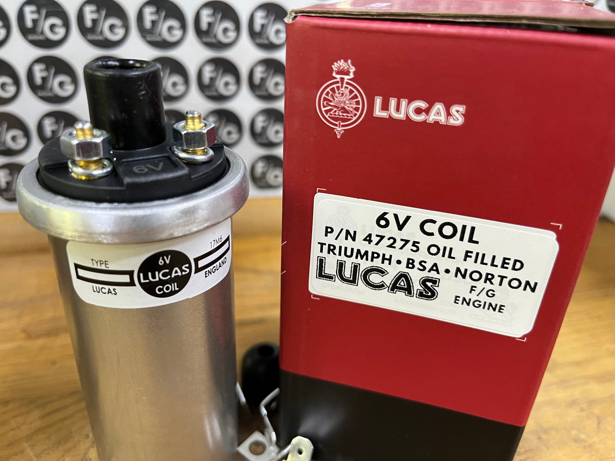 Genuine Lucas 47275 6V Ignition Coil – 17M6 For BSA A50 A65 C11 C12 C15 – Made In UK - View #3