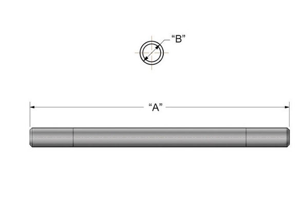 Triumph clutch pushrod for 650 / 750 Unit 1963-1980
