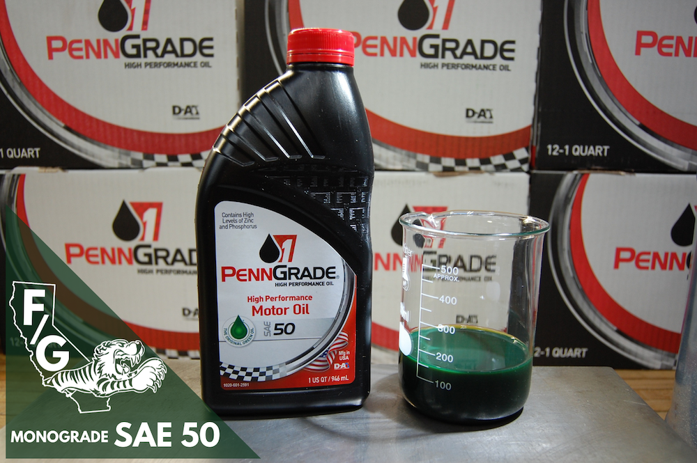 PennGrade 1 Monograde High Performance Oil – Franz and Grubb Engine