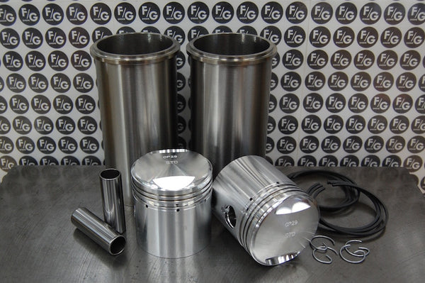 Triumph 500 pre unit 63mm pistons and sleeves with rings