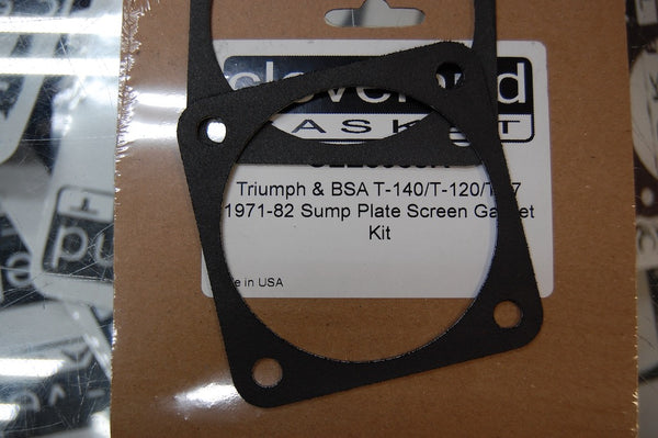 Triumph Oil In Frame Sump filter gasket pair aluminum core