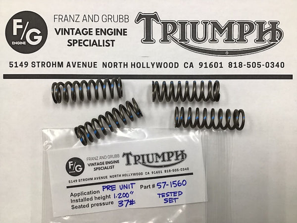 Triumph clutch springs for pre unit 500 and 650