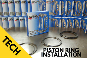 Grant Triumph piston ring installation notes