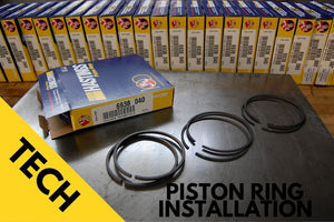 Hastings Triumph piston ring installation notes