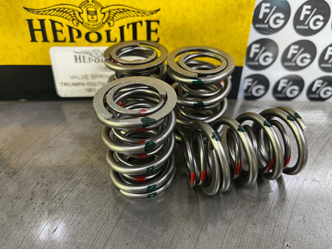 Hepolite Triumph 650/750 valve spring set 1963-up