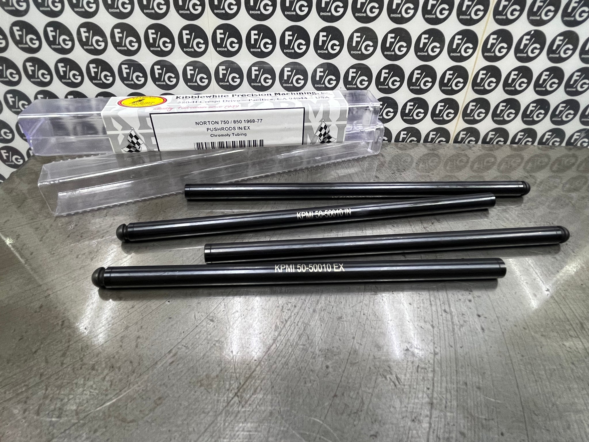 Norton Commando Chromoly steel pushrod set 750 850