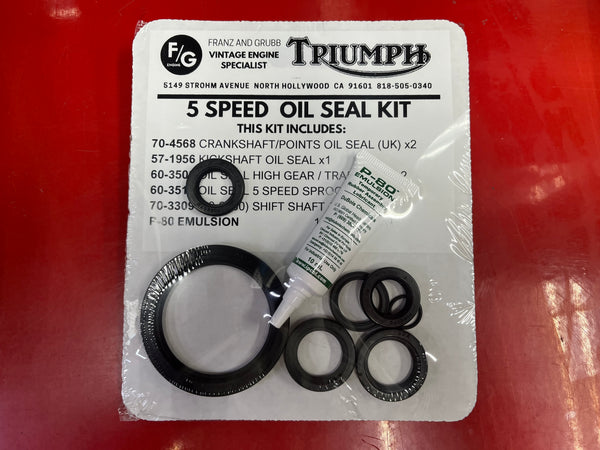 Triumph 500 650 750 twins engine oil seal kit