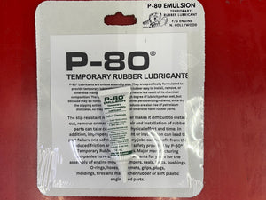 P-80 Emulsion Temporary Rubber Lubricant – Franz and Grubb Engine