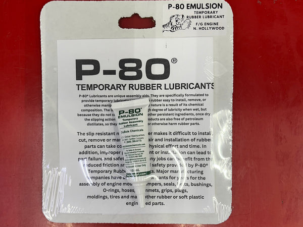 P-80 Emulsion Temporary Rubber Lubricant
