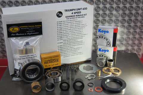 Triumph 4 speed gearbox rebuild kit 650 750