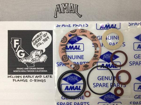 Amal Monobloc gasket set 376, 389, 689