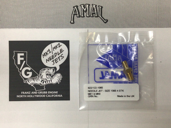Amal carb needle jet photo size 106½