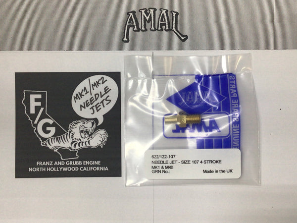 Amal carb needle jet photo size 107