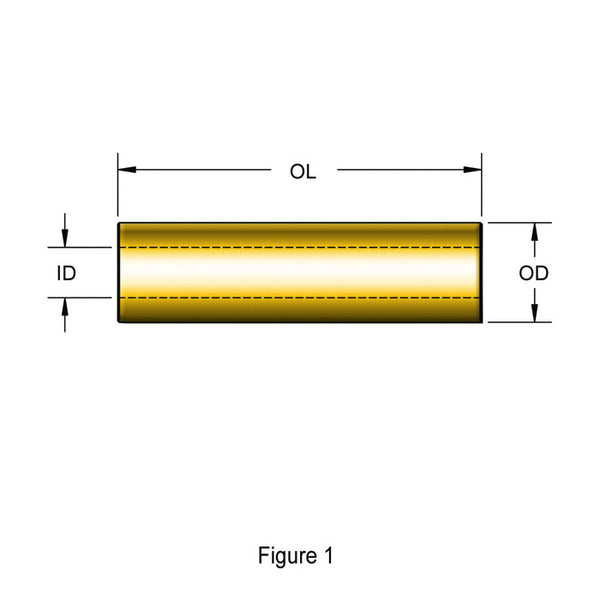 Valve Guide Blank .308" ID Manganese Bronze