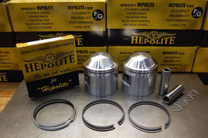 Hepolite Triumph motorcycle piston and ring set for 650 engines