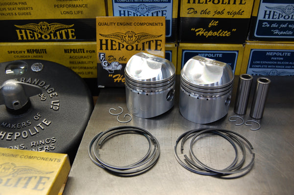 Triumph Hepolite Unit 500 piston and ring kit