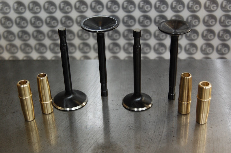 Triumph 500 Unit Black Diamond Valve/Guide Kits – Franz and Grubb Engine