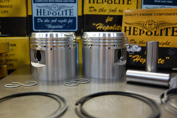 Triumph Hepolite 650 iron head 6T T110 piston and ring kit